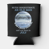 Männer unterschätzen niemals alte Lieben, die fisc Dosenkühler (Vorderseite)