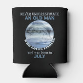 Männer unterschätzen niemals alte Lieben, die fisc Dosenkühler (Rückseite)