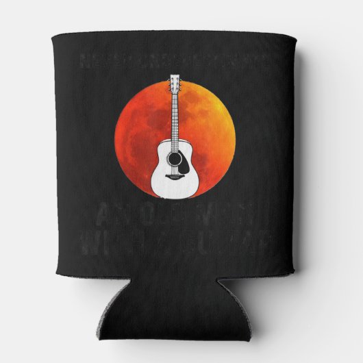 Männer Unterschätzen niemals einen alten Mann mit Dosenkühler (Rückseite)