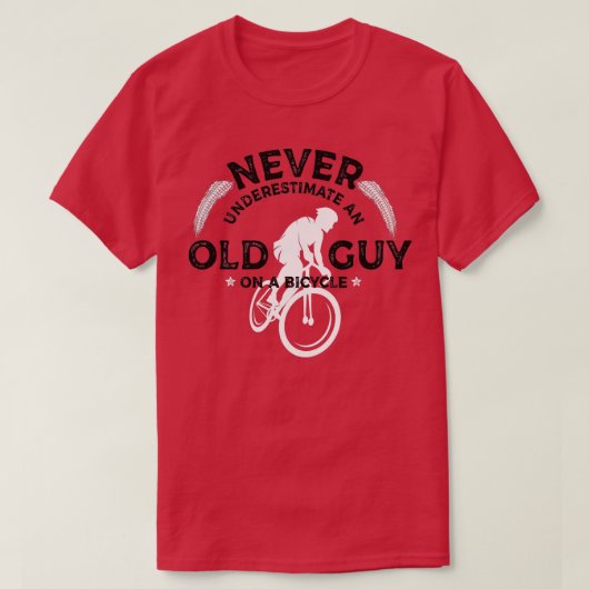 Männer unterschätzen niemals einen alten Typ auf e T-Shirt (Design vorne)
