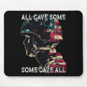 Männer USA-Flagge gab einigen amerikanischen Strei Mousepad