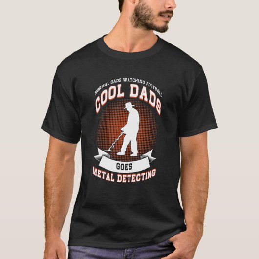 Männer Vater beobachten Coolen Väter Fußball T-Shirt (Vorderseite)