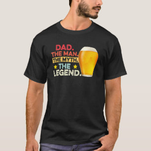 Männer Vater Der Mensch Der Mythos Der legendäre V T-Shirt