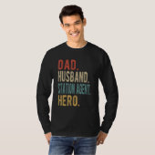 Männer Vater Ehemann Bahnhof-Agent Held T-Shirt (Vorne ganz)