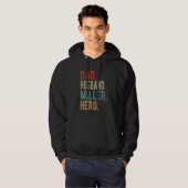 Männer Vater Ehemann Miller Held Hoodie (Vorne ganz)