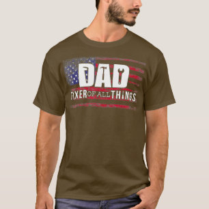 Männer Vater Fixer aller Dinge Mechanik Vater T-Shirt