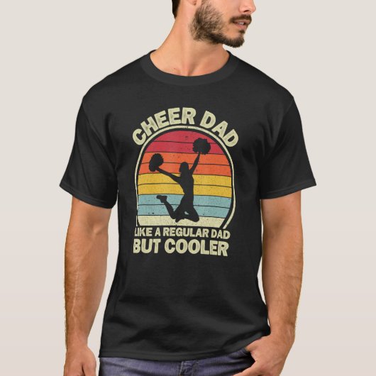 Männer Vater für Männer Cheerleader T-Shirt (Vorderseite)