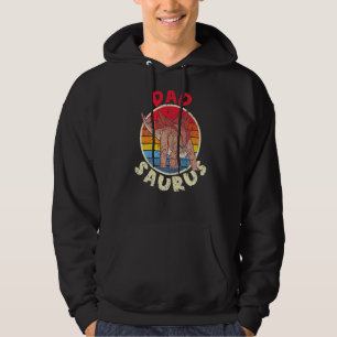 Männer Vater Saurus I Stegosaurus Stenops I Famili Hoodie