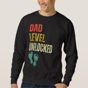 Männer Vater Stufe Unverschlossen Neuen Vater Schw Sweatshirt