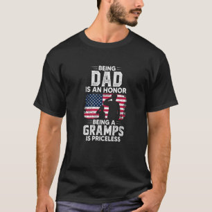 Männer Vater zu sein ist eine Ehre, Gramps zu sein T-Shirt