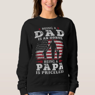 Männer Vater zu sein ist eine Ehre Papa zu sein is Sweatshirt