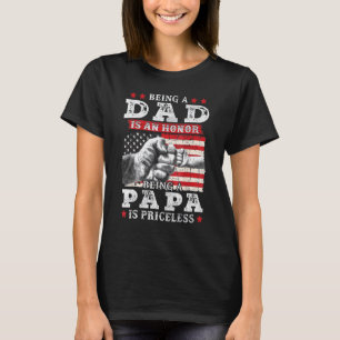 Männer Vater zu sein ist eine Ehre Papa zu sein is T-Shirt
