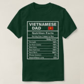 Männer Vietnamesischer Vater Ernährung Fakten Vate T-Shirt (Design vorne)
