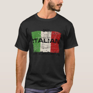 Männer Vintag nicht italienisch, sondern unterstüt T-Shirt