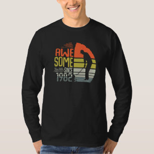 Männer Vintag Phantastisch seit 1982 Golfer Geburt T-Shirt