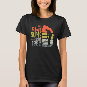 Männer Vintag Phantastisch seit 1982 Golfer Geburt T-Shirt