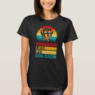 Männer Vintag Phantastisch wie meine Dackel Vater T-Shirt