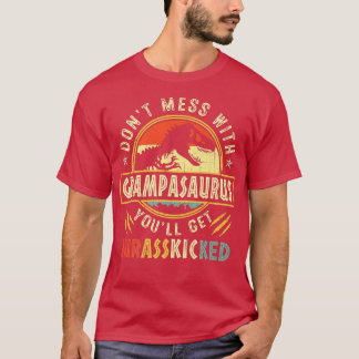 Männer Vintag Retro Grampasaurus Dinosaurier T r F T-Shirt
