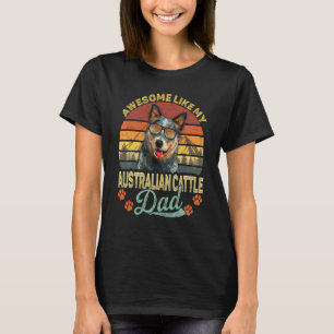 Männer Vintage Awesome wie mein australischer Rind T-Shirt