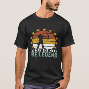 Männer Vintage Bogenschießen Der Mann, der Mythos, T-Shirt