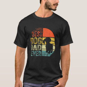 Männer Vintage Dackel Bester Vater je Vater T-Shirt