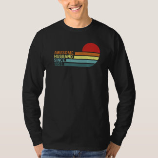 Männer Vintage Hochzeit JubiläumToller Ehemann Si T-Shirt