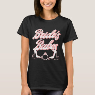 Männer Vintage Retro Braut Babes Junggesellinnenab T-Shirt