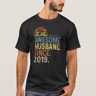 Männer Vintage-Ringe Hochzeit Jubiläum Toll Eheman T-Shirt