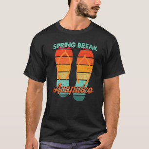 Männer Vintage Spring Break Retro Acapulco Urlaub T-Shirt
