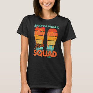 Männer Vintage Spring Break Retro Mom Squad Urlaub T-Shirt