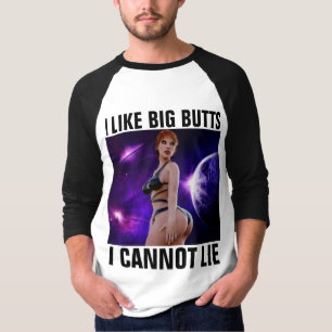 MÄNNER VINTAGE T - SHIRT, ICH GLAUBE GROSSE HINTE T-Shirt