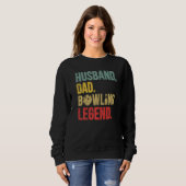 Männer Vintager Bowling für Bowling Ehemaliger Vat Sweatshirt (Vorne ganz)