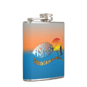 Männer | Vinyl umhüllt Flachmann (Rechts)