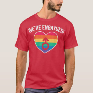 Männer waren EnGAYged LGBT Gay Marriage Groom T-Shirt