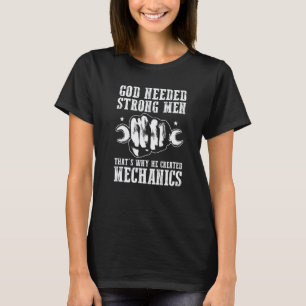 Männer Wartungsmann Garagenmechaniker T-Shirt