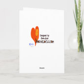 Männer wechseln lustige Halloween-Karte Karte (Rückseite)