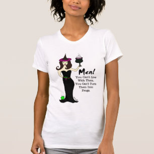 Männer!  Wein-Hexe-T - Shirt