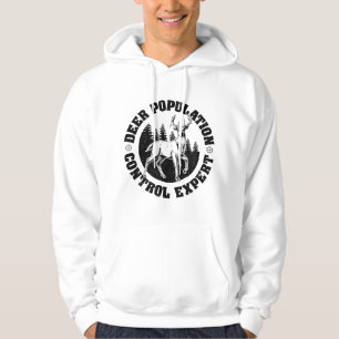 Männer Weißwedelhirsch Jäger Bock Jagdsaison Spaß Hoodie