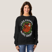 Männer weniger Chores Mehr Schnores Liebe Slots Ni Sweatshirt (Vorne ganz)