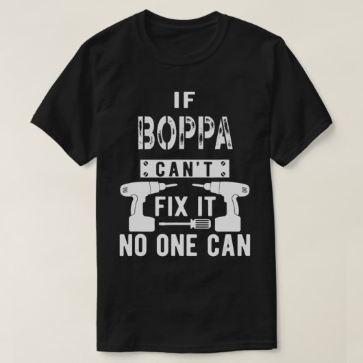 Männer, wenn Boppa kann es nicht, dass niemand Gro T-Shirt (Design vorne)