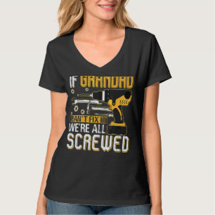Männer, wenn Grandad es nicht reparieren kann, sin T-Shirt