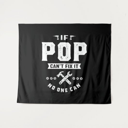 Männer, wenn Pop es nicht reparieren kann, kann ni Wandteppich (Vorderseite (Horizontal))
