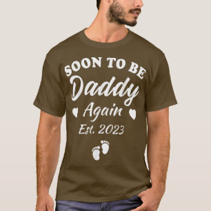 Männer werden bald wieder Papa 2023 Vater Schwange T-Shirt