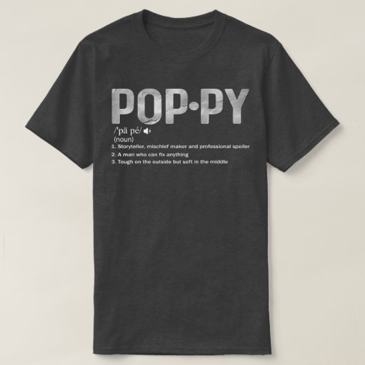 Männer wie eine normale Opa nur Cooler PopPy Defi T-Shirt (Design vorne)