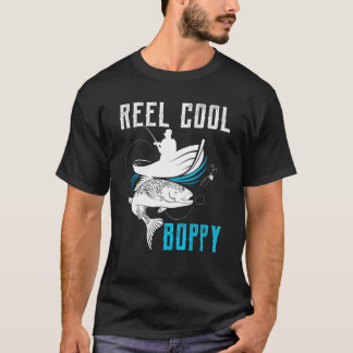 Männer Wirklich Cooler Boppy Angler Vater Vatertag T-Shirt
