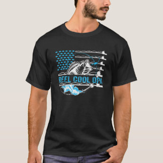 Männer Wirklich Cooler Opa-Angeln   Vatertag Fisch T-Shirt