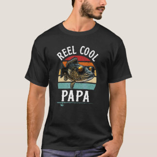 Männer Wirklich Cooler Papa Lustiger Angler für Op T-Shirt