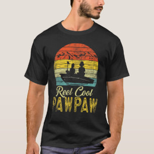 Männer Wirklich Cooler Pawpaw Fischer Daddy Vatert T-Shirt