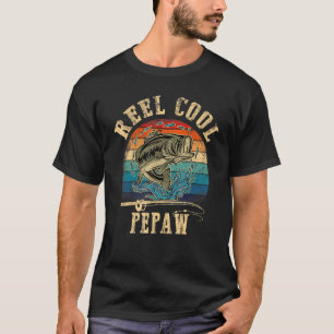 Männer Wirklich Cooler Pepaw Fischer Vatertag Ange T-Shirt