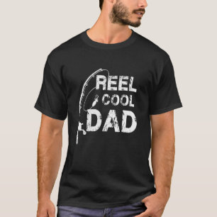 Männer Wirklich Cooler Vater Angeln Vatertag Papa T-Shirt